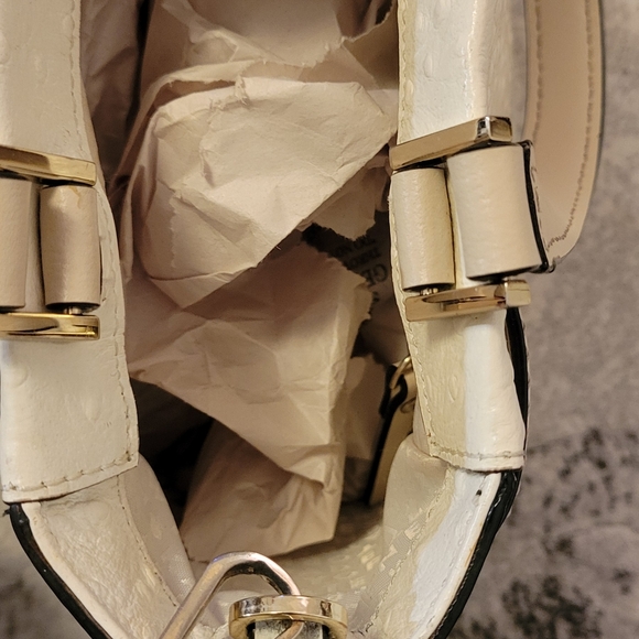 Kate Spade Houston Street Leo Ostrich emboased rare purse - Picture 8 of 10